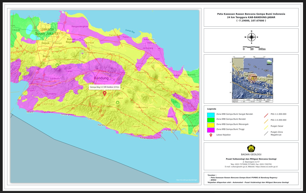 djembefola.com, Analisis Geologi Gempa Bumi di Kabupaten Bandung 18 Sep 2024