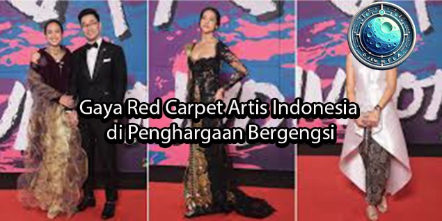 djembefola Gaya Red Carpet Artis Indonesia di Penghargaan Bergengsi