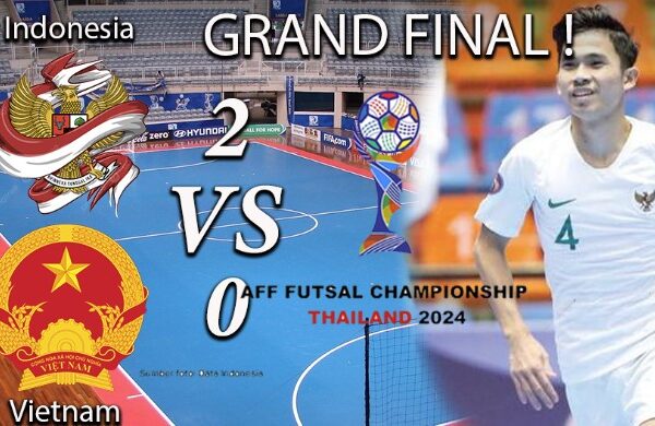 djembefola Indonesia Kalahkan Vietnam 2-0 di Final AFF Futsal Championship