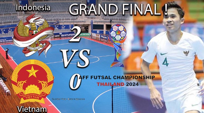 djembefola Indonesia Kalahkan Vietnam 2-0 di Final AFF Futsal Championship